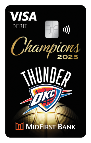 MidFirst Thunder Champions Debit Card